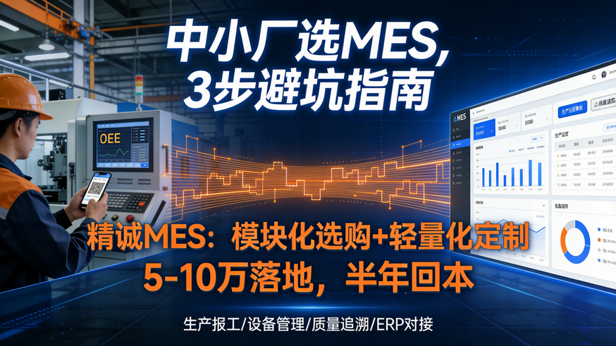 精诚mes软件助力企业数字化转型提升生产